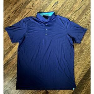 Greyson Men's Navy Polo Shirt - XL